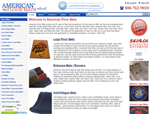 Tablet Screenshot of americanfloormats.com